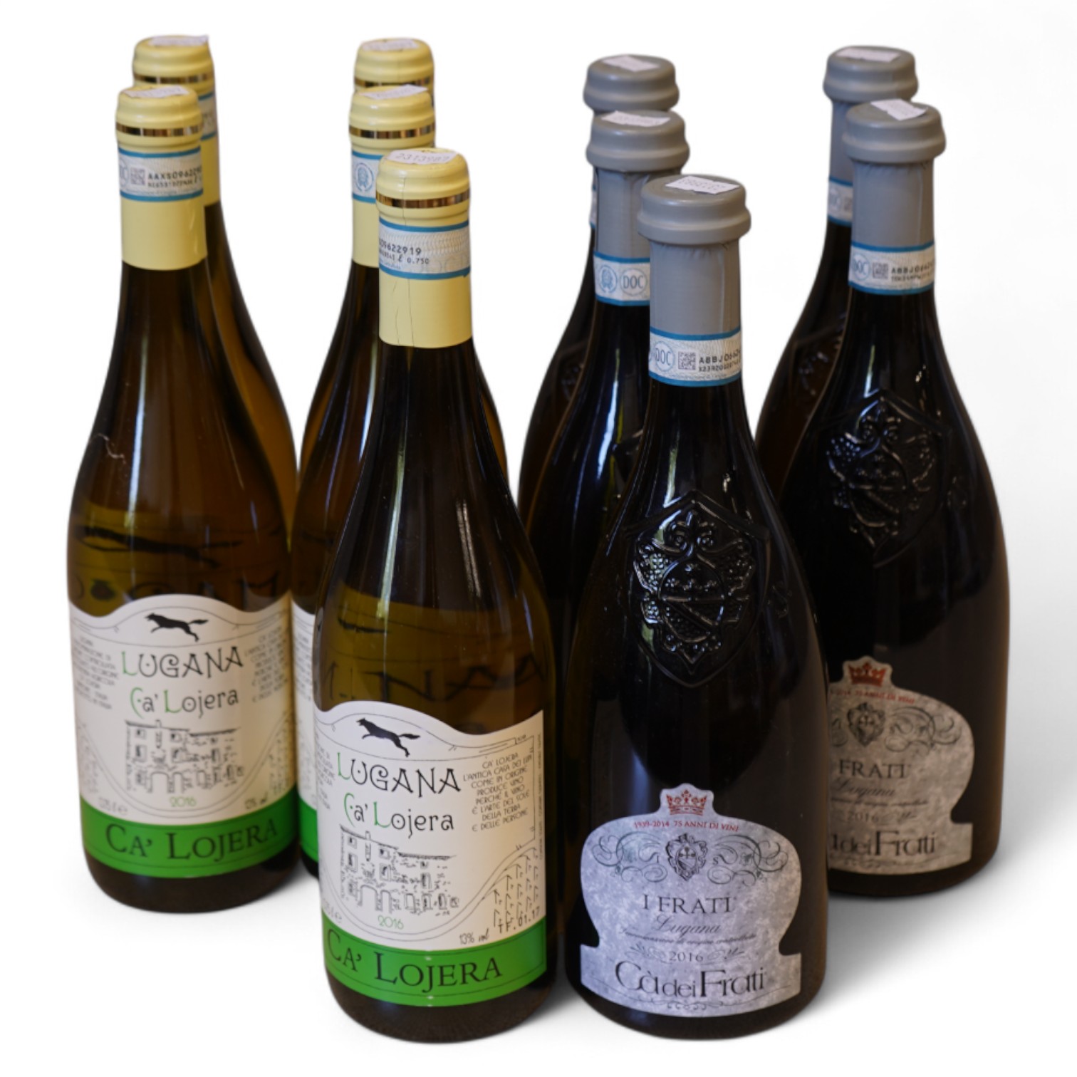 A mixed parcel of Italian Lugana white wine
